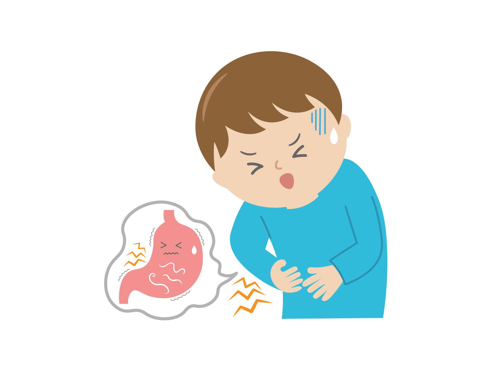 腹痛でお悩みの男性