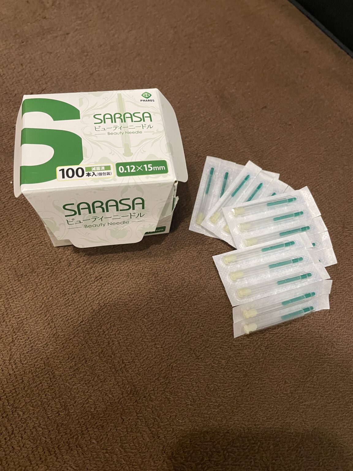 美容針で使う鍼の写真