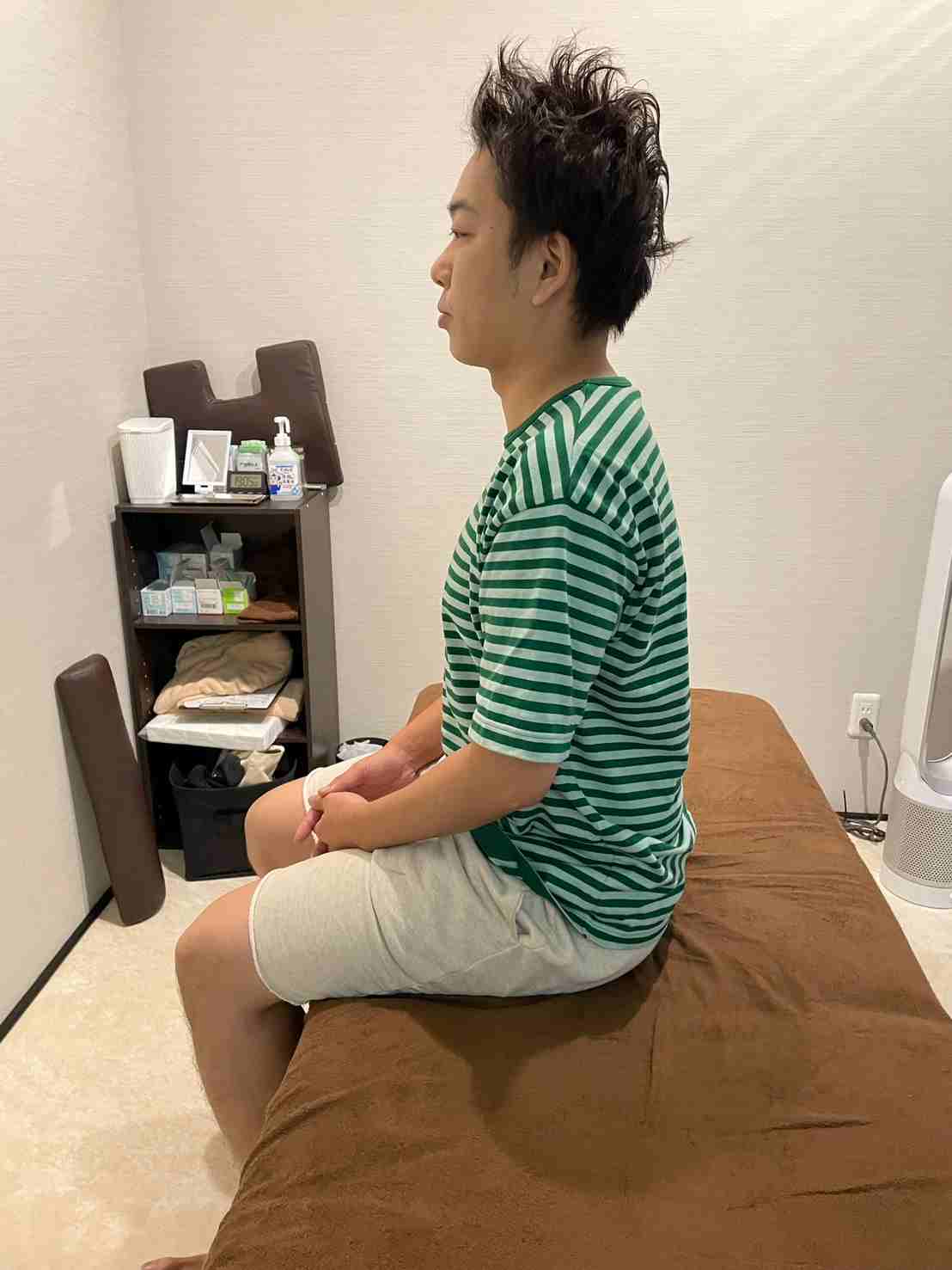 初回施術後のIさんの写真